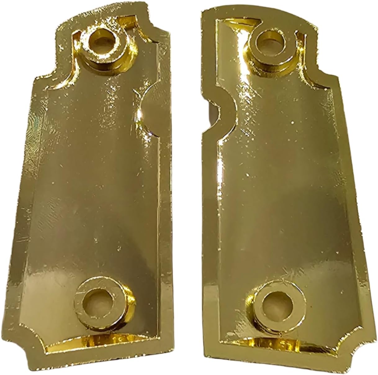 Kimber Micro Carry 380 ACP Metal Grips – Scroll Design with Ambi Cut Gold Nickel