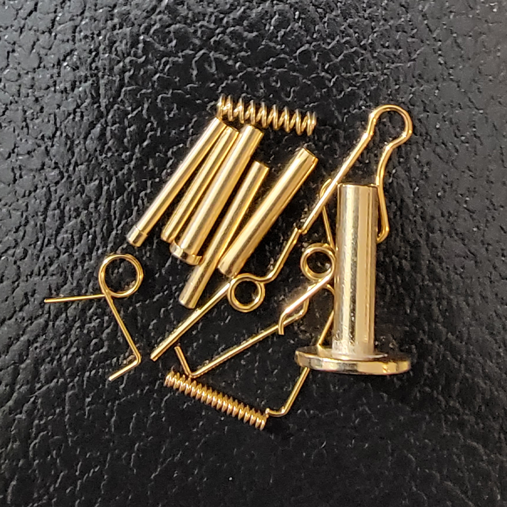 Beretta "92 FS" 9mm Pistol Parts: Pins & Springs 24K Gold Plated - MUZZLE MAN