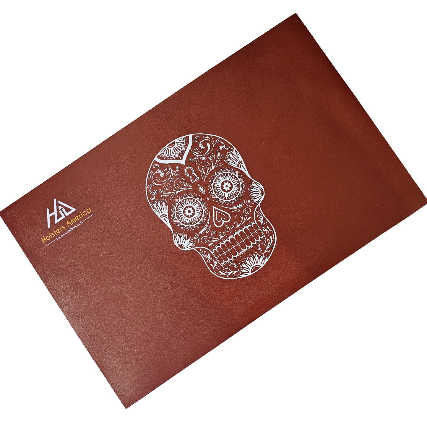 LEATHER GUN CLEANING MAT MUERTE Brown