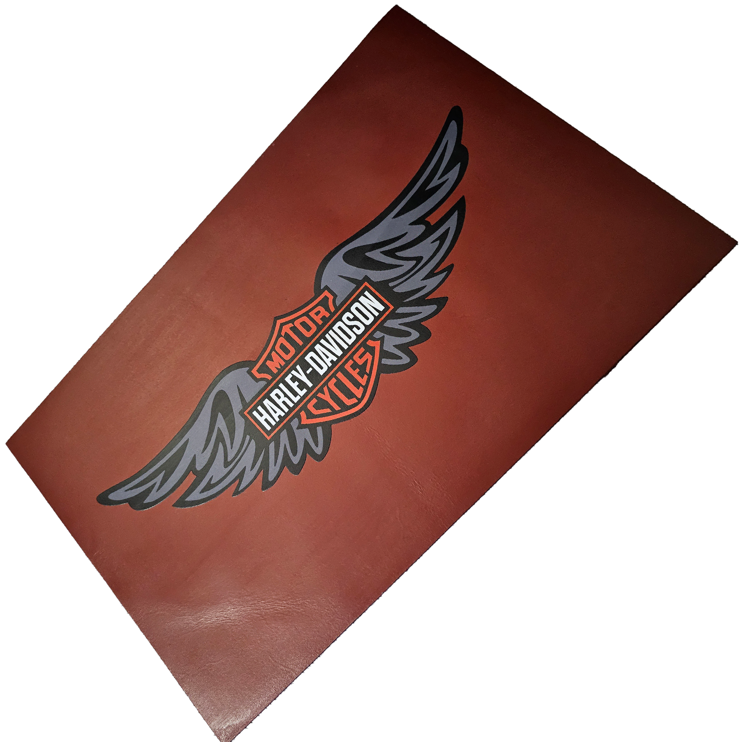 LEATHER GUN CLEANING MAT Harley Brown