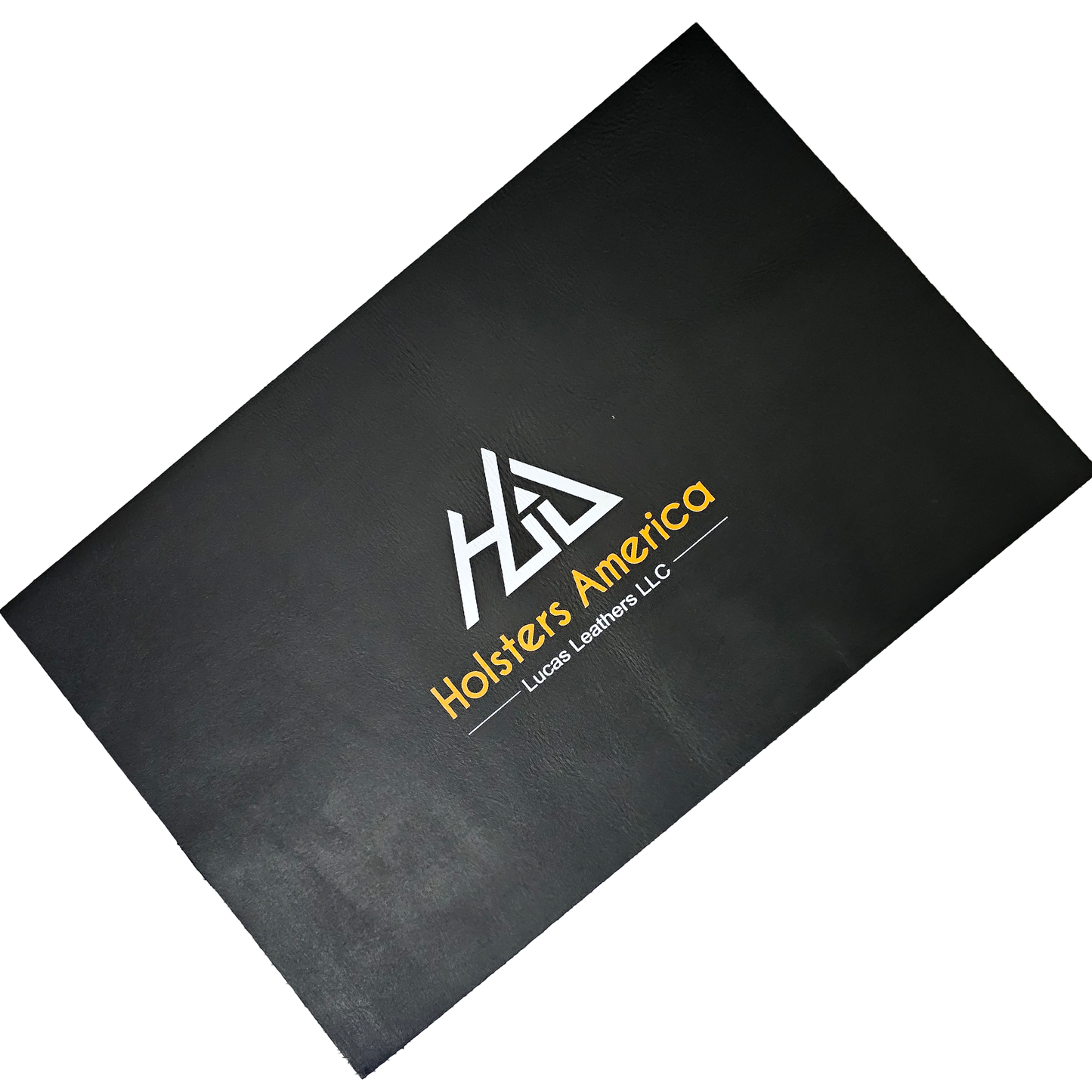 LEATHER GUN CLEANING MAT HA Black