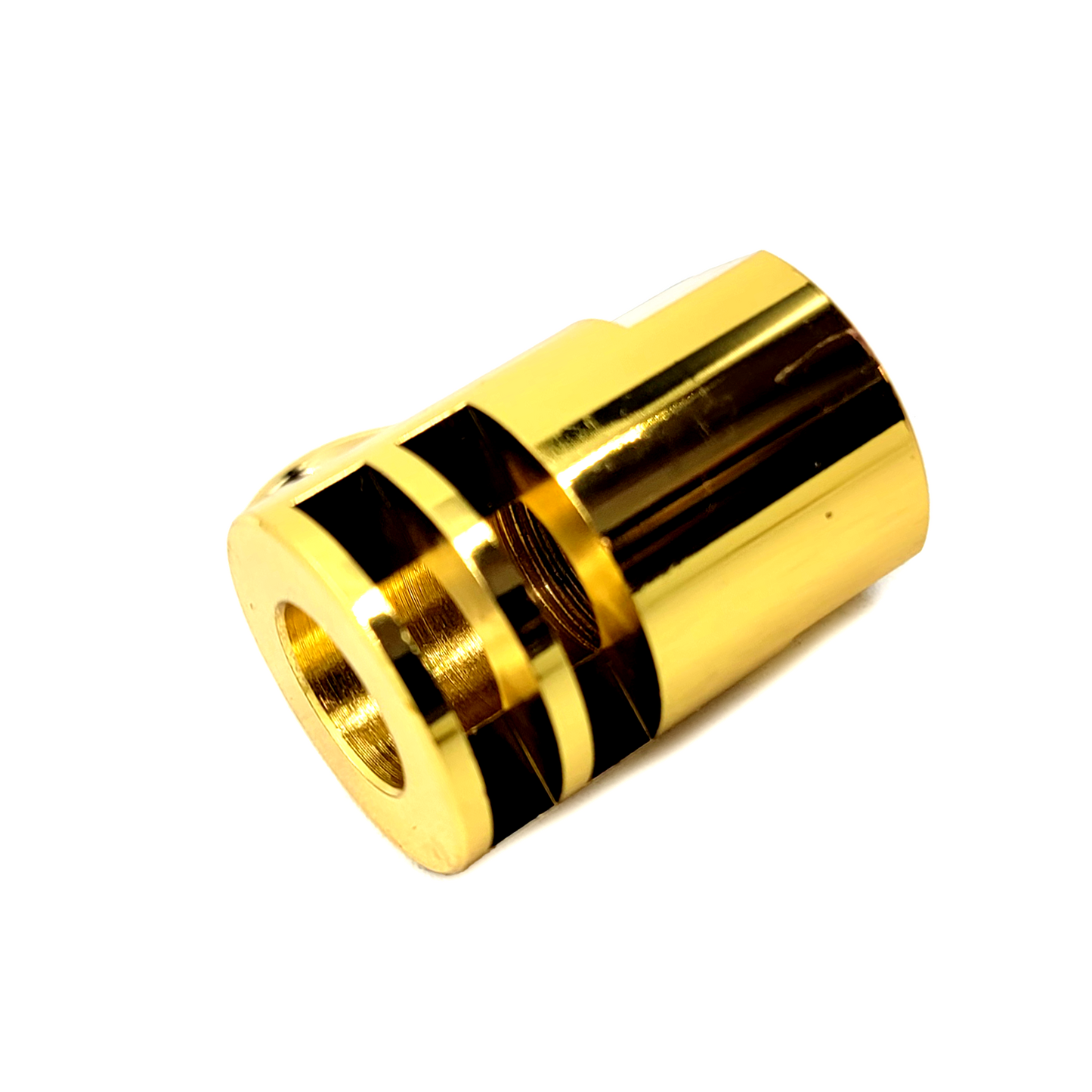 Pistol Compensator - Muzzle Brake Gen2 1/2x28 Thread Real 24K Gold Plated