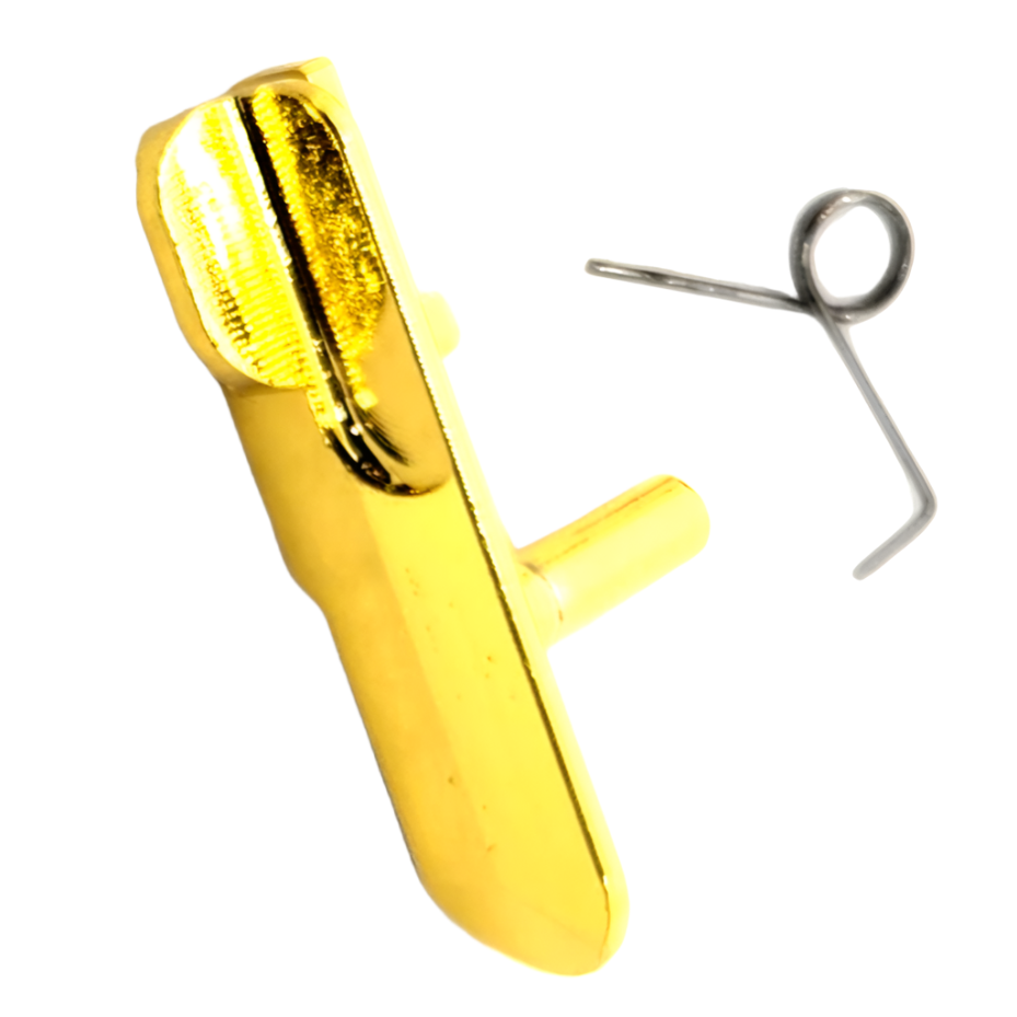 Beretta "92/96" 9mm Slide Catch / Stop & Spring 24K Gold Plated