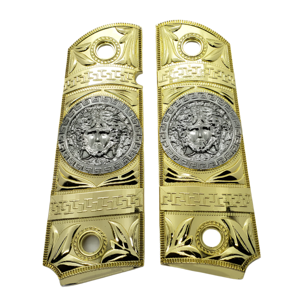 New 1911 Versace Style FULL SIZE Ambi Cut Gold Silver
