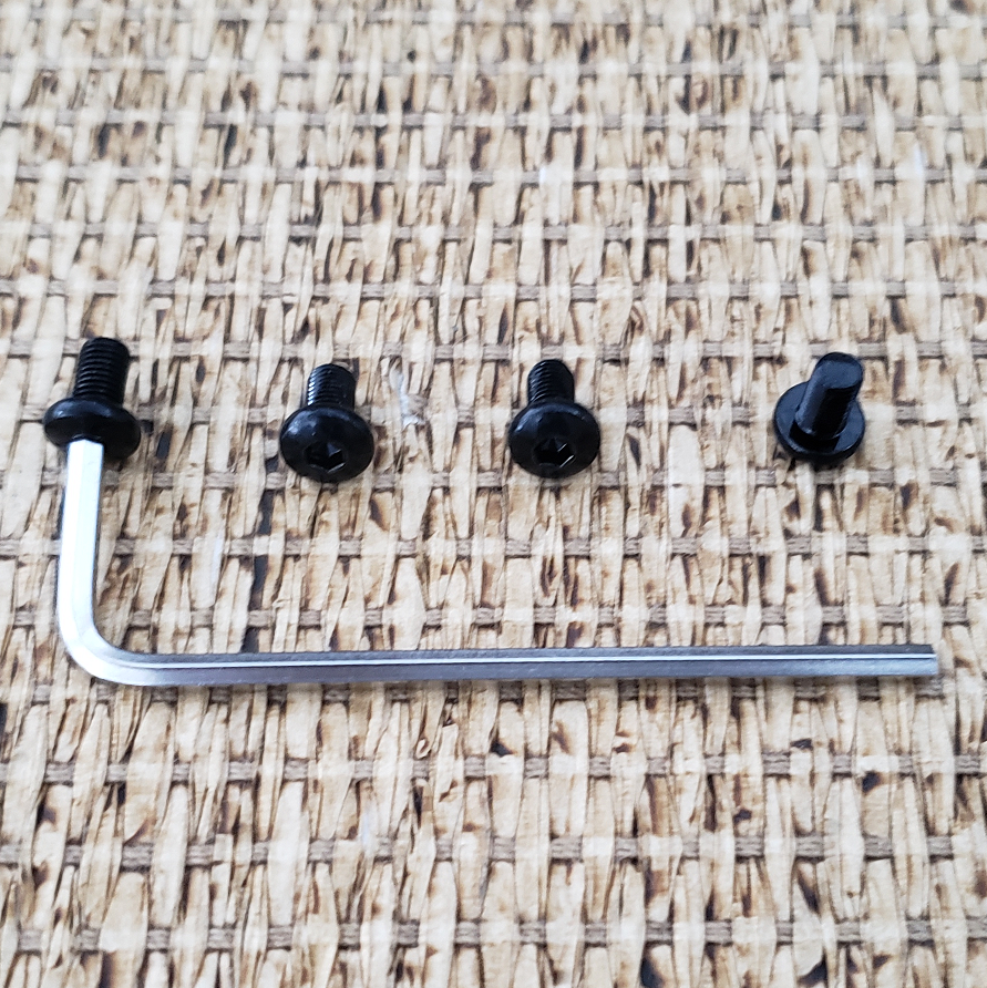 1911 TM FULL SIZE GRIPS W AMBI CUT Black-Silver #T-T1021