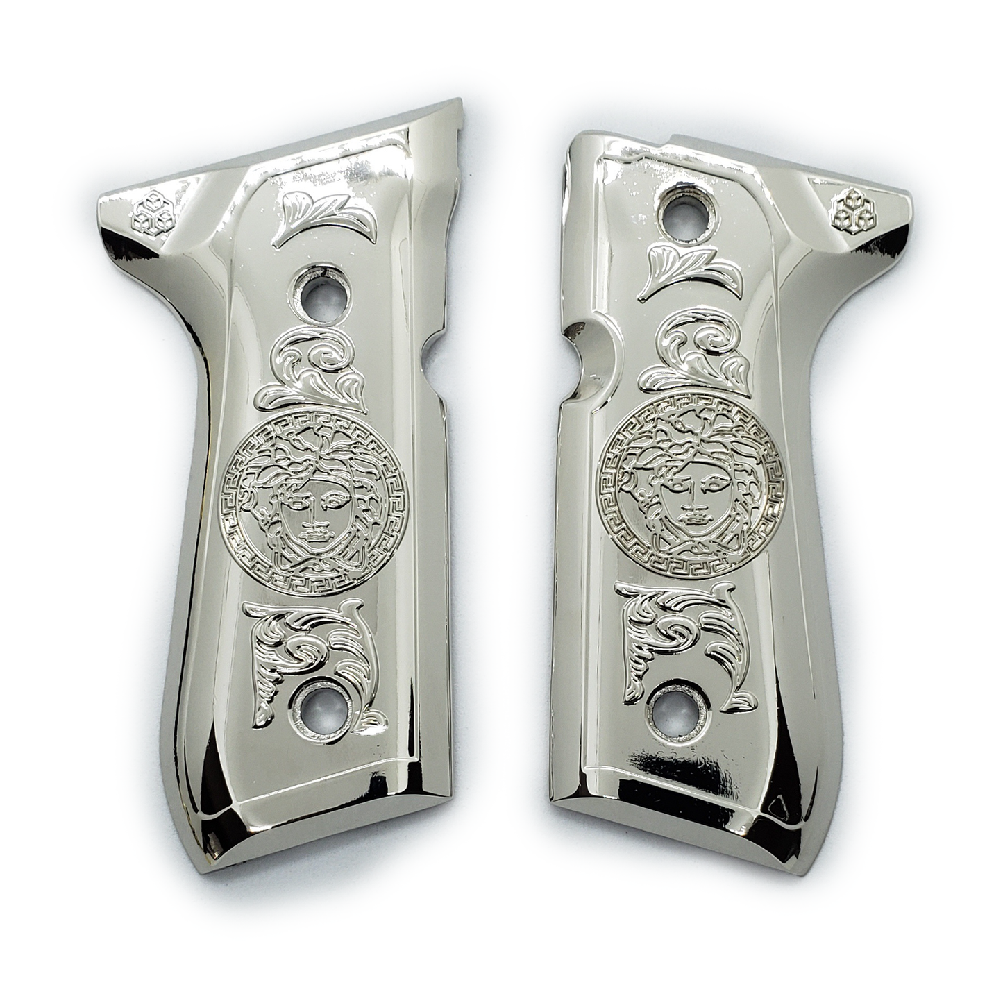 Combo Beretta GRIPS 92/96 Series Pistols 92F, 92FS, M9, 96 Nickel