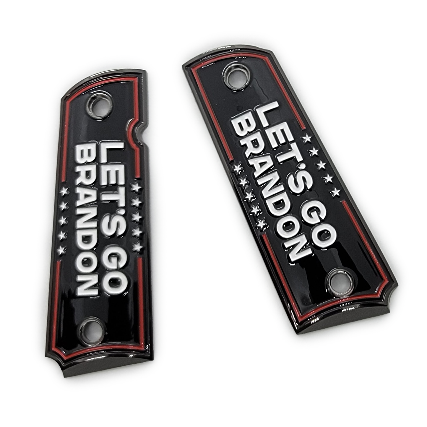 Clearance Sale Let's Go Brandon 1911 FULL SIZE Grips Ambi Cut BG