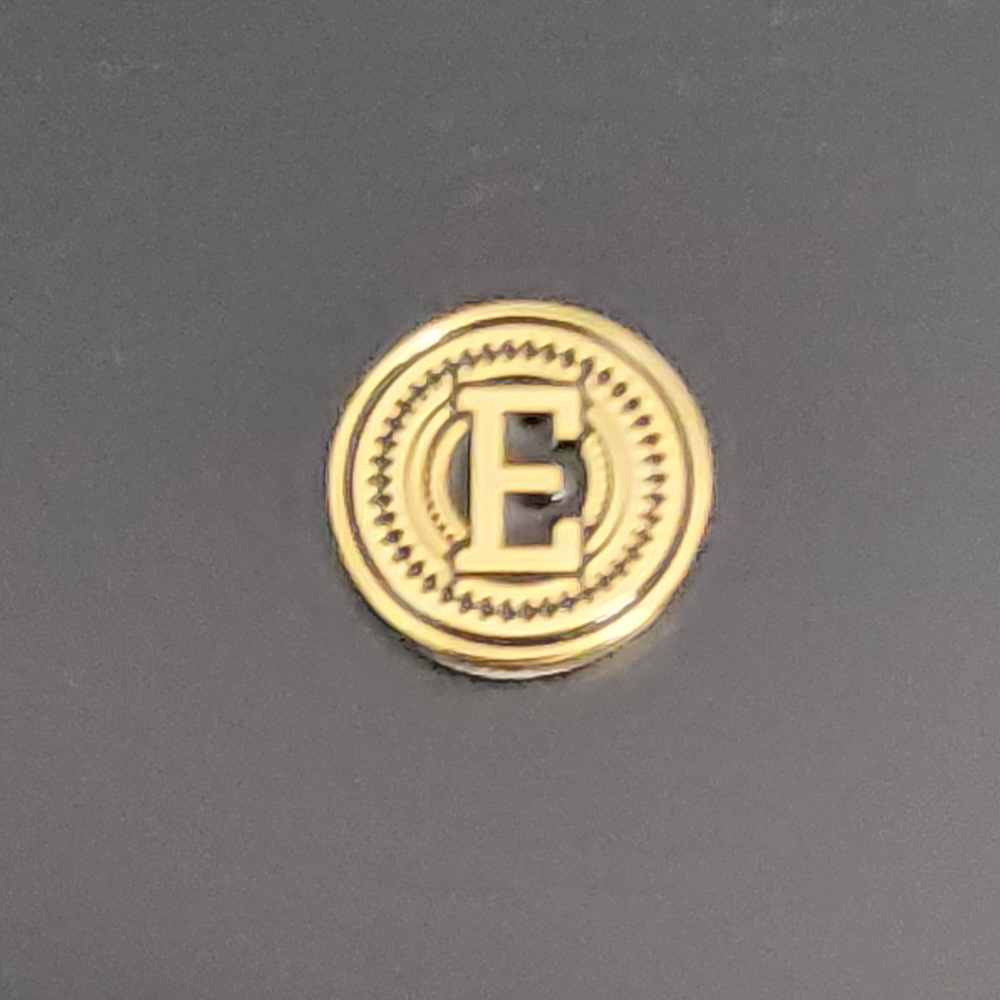 Real 24K Gold Plated Grips Emblems 13 mm Medallions