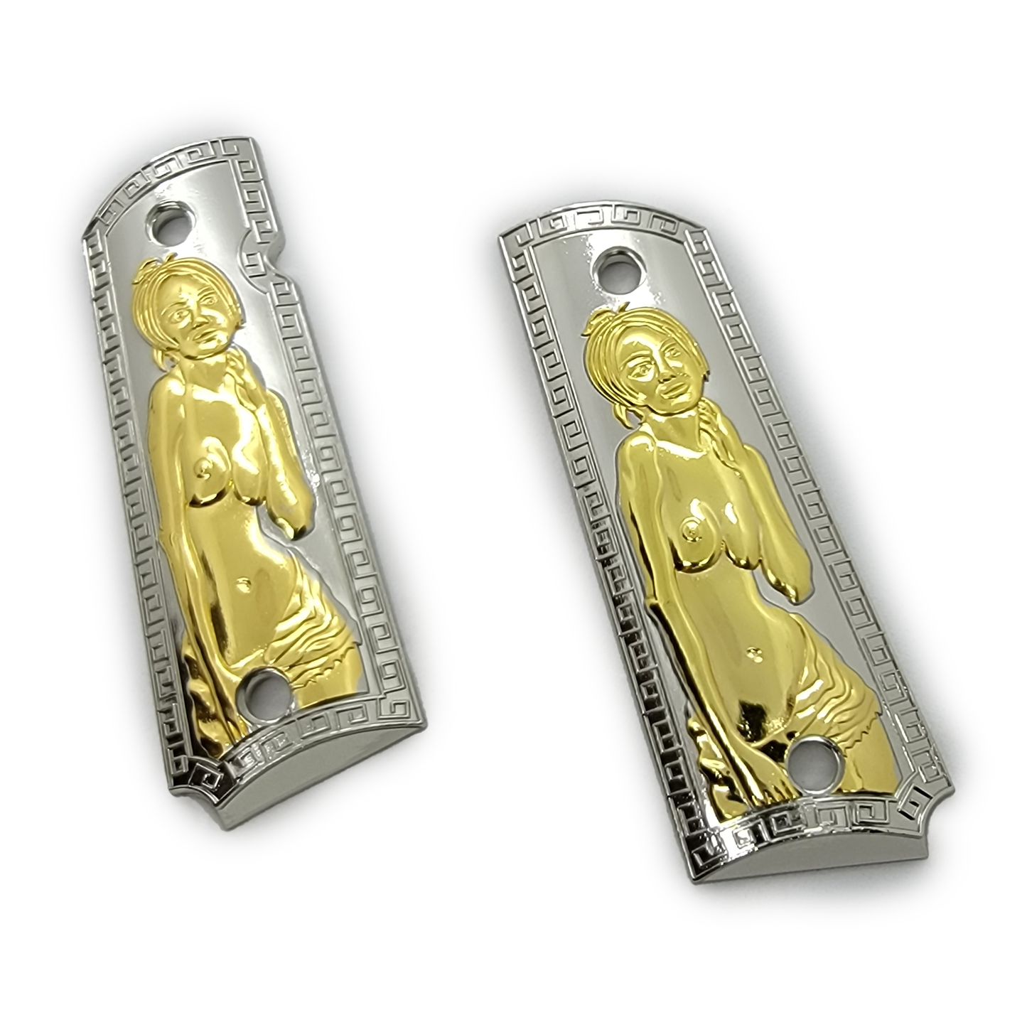 1911 COLT FULL SIZE Nude Gold Nickel Ambi Cut