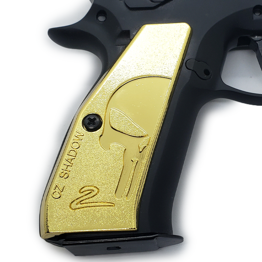 CZ 75 Grips Shadow 2 Skull Full Size 75 B  SP-01  Gold