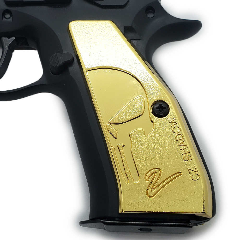 CZ 75 Grips Shadow 2 Skull Full Size 75 B  SP-01  Gold