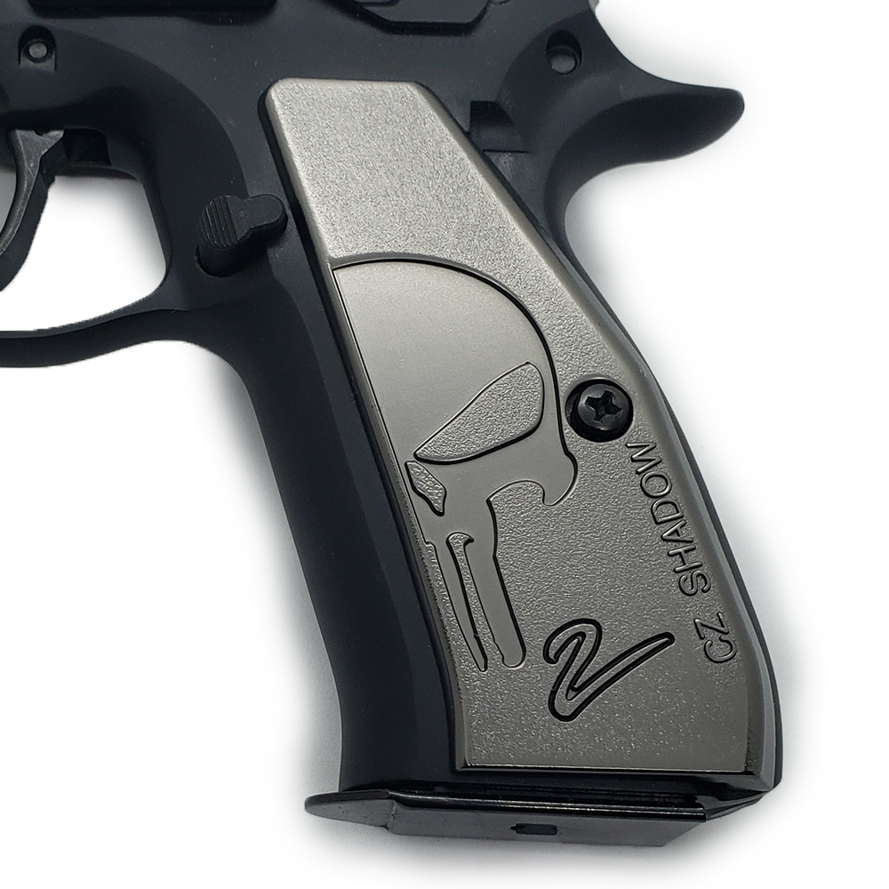 CZ 75 Grips Shadow 2 Skull Full Size 75 B  SP-01  Dark Grey