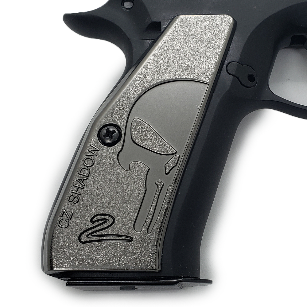 CZ 75 Grips Shadow 2 Skull Full Size 75 B  SP-01  Dark Grey