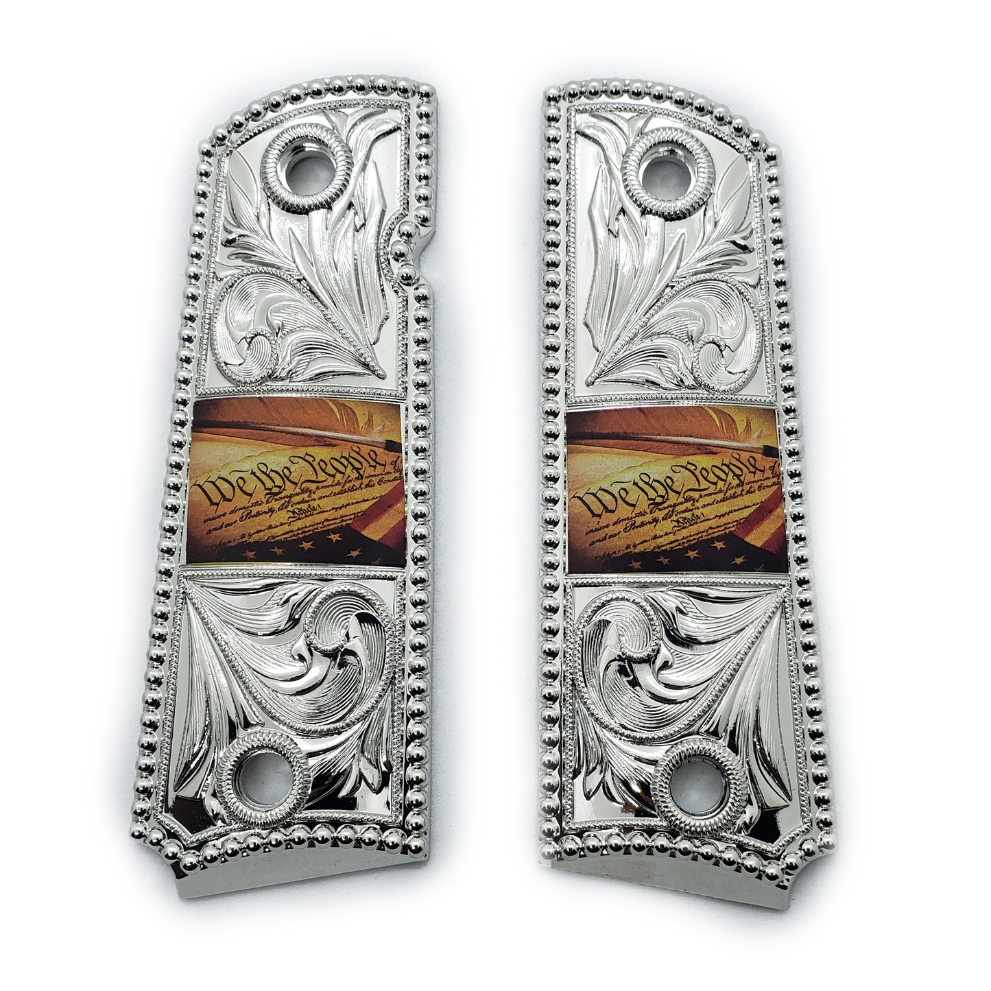 1911 FULL SIZE Ambi Cut We The People Metal Scroll T-W10