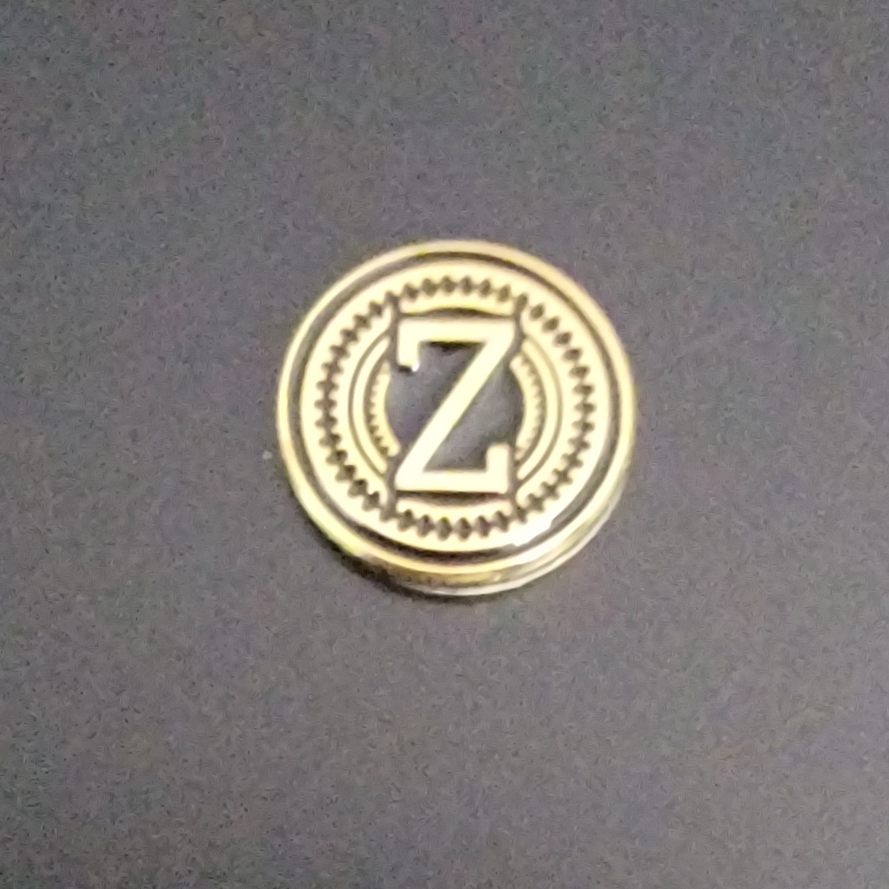 Real 24K Gold Plated Grips Emblems 13 mm Medallions