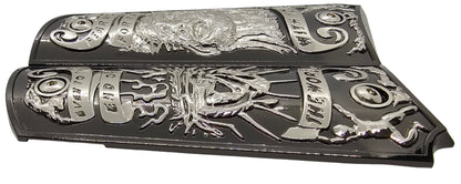 1911 Full Size Metal Grips – Jesus & Crown of Thorns Design – Ambi Cut + Screws