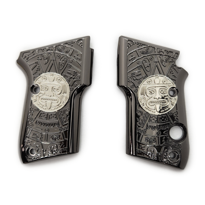 BERETTA 21A Bobcat 3032 Tomcat Metal Grips - Beretta Gold Nickel #T-TC16