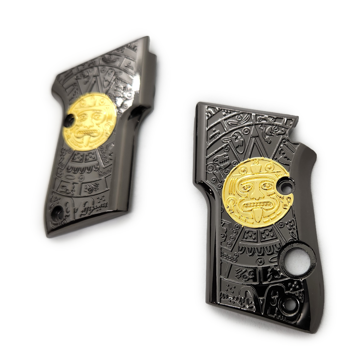BERETTA 21A Bobcat 3032 Tomcat Metal Grips - Beretta Gold Nickel #T-TC16