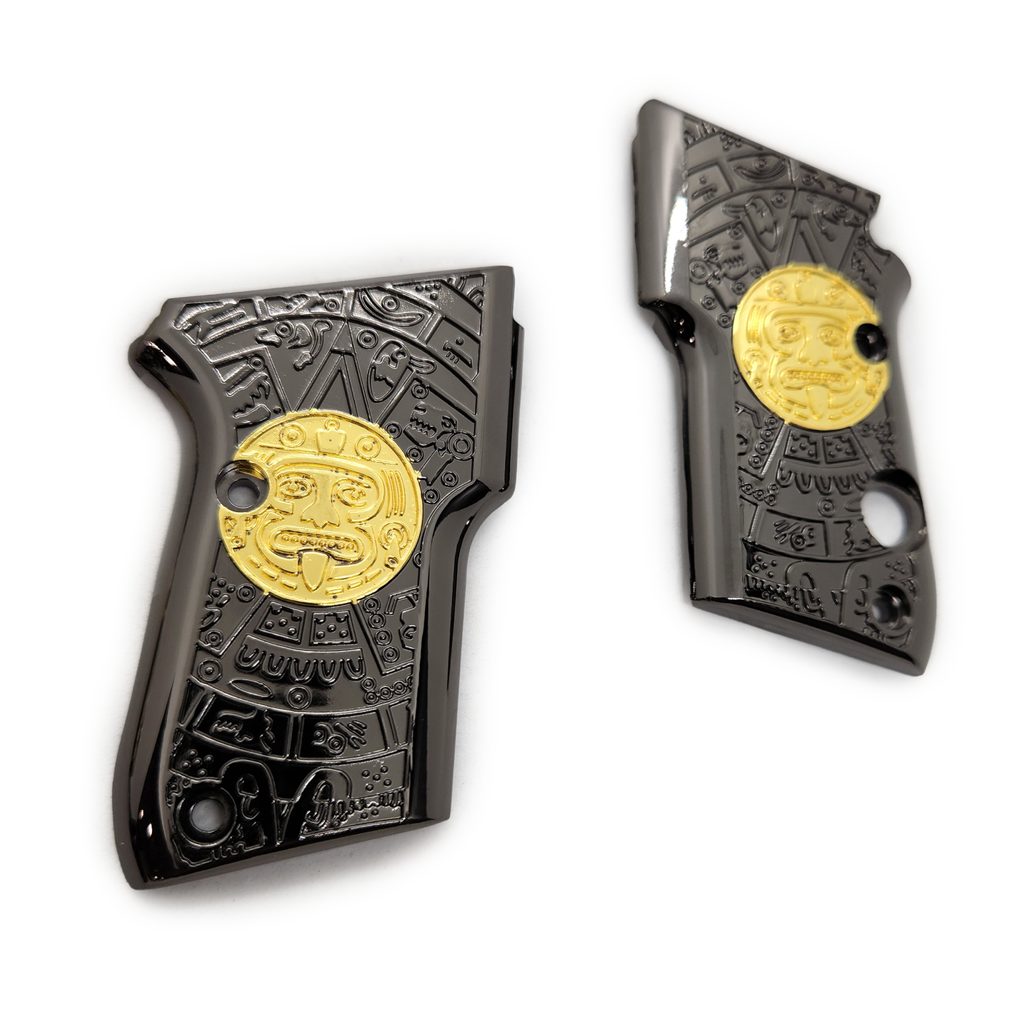 BERETTA 21A Bobcat 3032 Tomcat Metal Grips - Beretta Gold Nickel #T-TC16