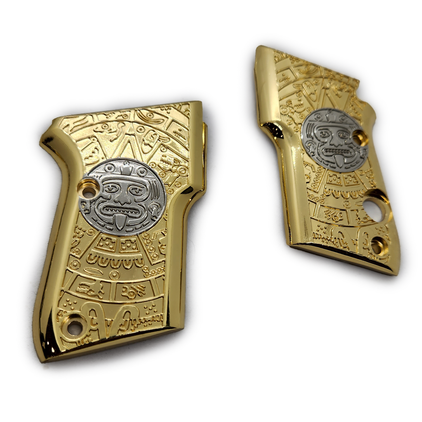 BERETTA 21A Bobcat 3032 Tomcat Metal Grips - Beretta Gold Nickel #T-TC16