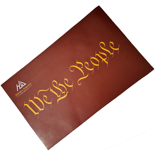 LEATHER GUN CLEANING MAT We The People