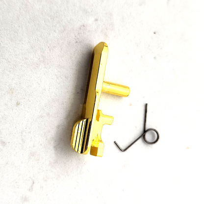 Beretta "92/96" 9mm  Slide Catch / Stop & Spring 24K Gold Plated