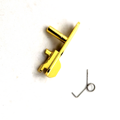 Beretta "92/96" 9mm  Slide Catch / Stop & Spring 24K Gold Plated