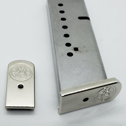 S&W models 1006, 1026DL, 1066, 1076DL and 1086DA Magazine Metal Floor-plate, 10mm - MUZZLE MAN