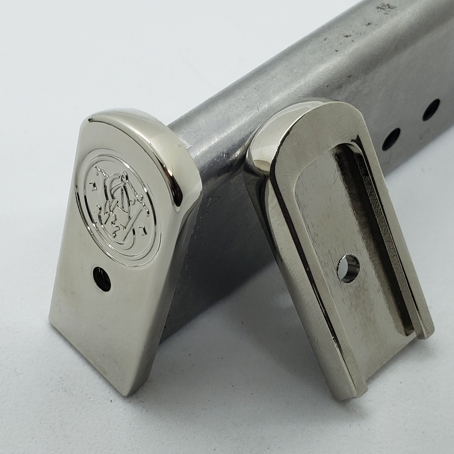 S&W models 1006, 1026DL, 1066, 1076DL and 1086DA Magazine Metal Floor-plate, 10mm - MUZZLE MAN