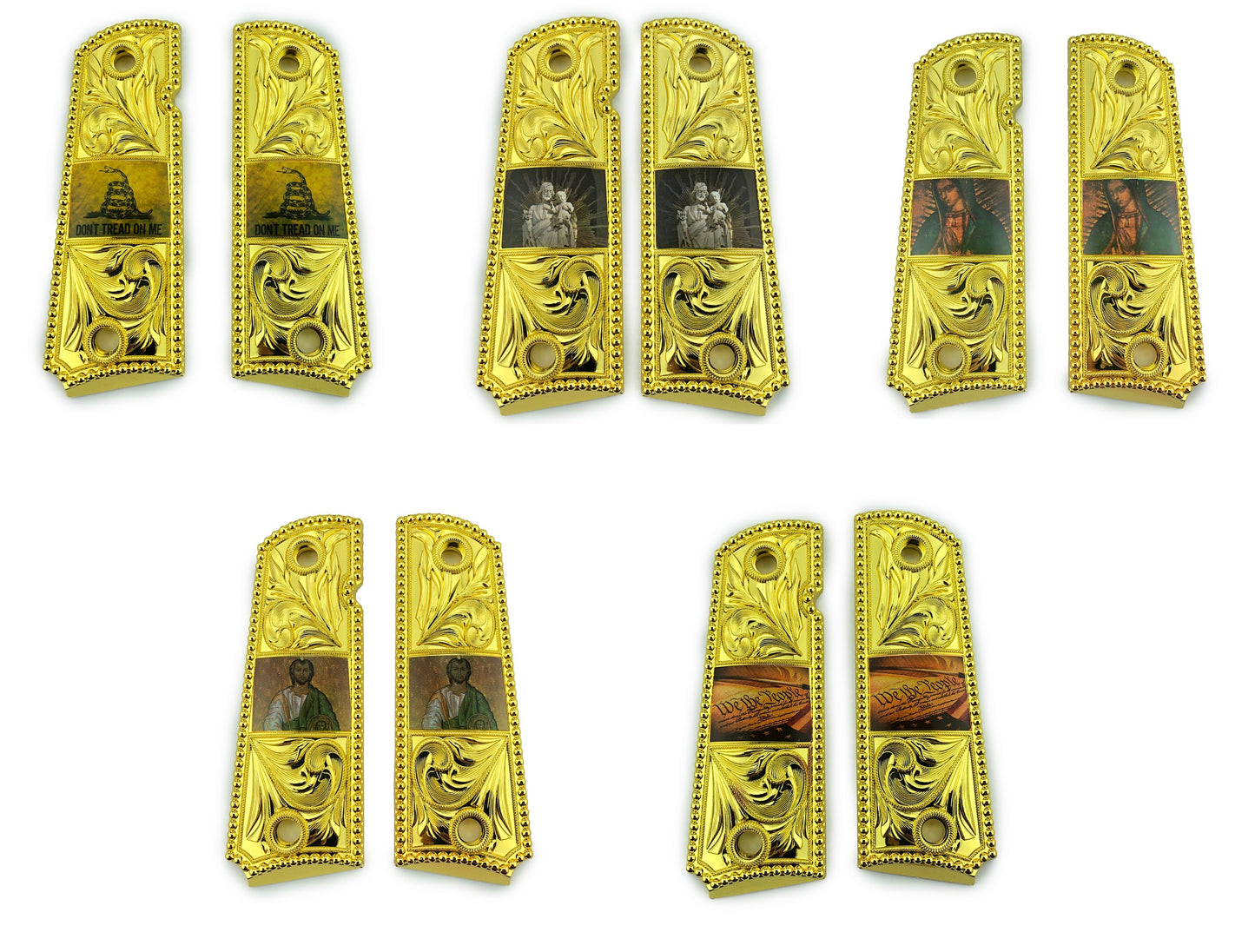 1911 FULL SIZE Ambi Cut Gold Scroll T-M20