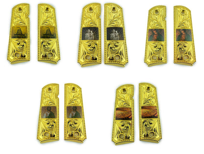 1911 FULL SIZE Ambi Cut Gold Scroll T-M20