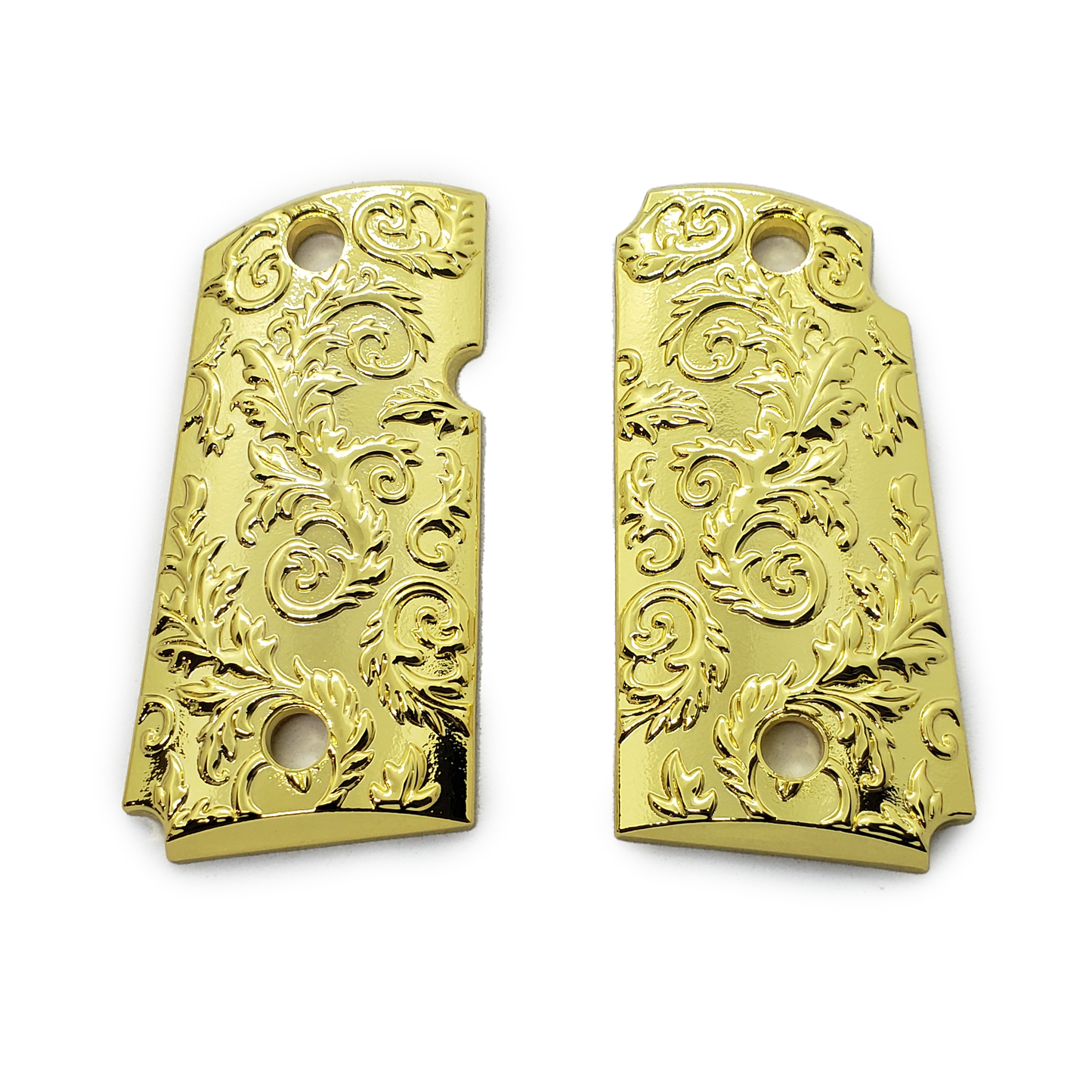 KIMBER MICRO 9MM CUSTOM PISTOL GRIPS Scroll Design Gold T-K012