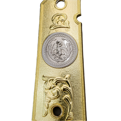 1911 COLT FULL SIZE GOVERNMENT Ambi Cut 2 TONES 24K GOLD/NICKEL #T-T282