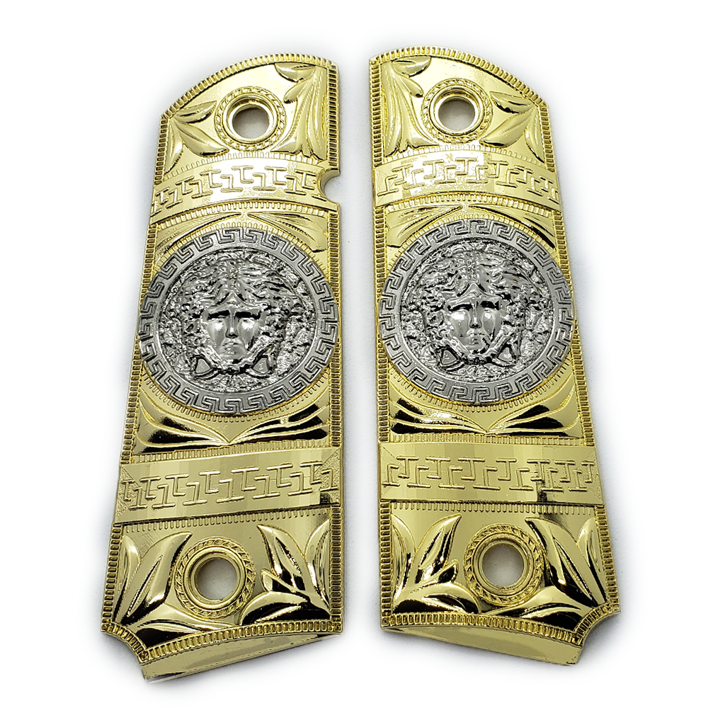 New 1911 Versace Style FULL SIZE  Ambi Cut Gold Silver