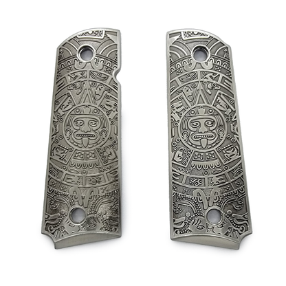 1911 FULL SIZE  Grips Aztec Calendar W Ambi Cut