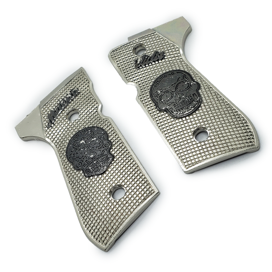 Limited Edition Beretta GRIPS 92/96 Series 92F, 92FS, M9, 96 Nickel