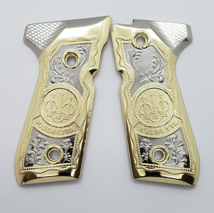 New Beretta  GRIPS 92/96 Series Pistols 92F, 92FS, M9, 96 Nickel  #T-T1390