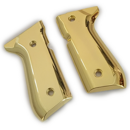 Combo Beretta Trigger 92F Metal Grips Beretta 92F, 92FS, M9, 96 Models 24K Gold