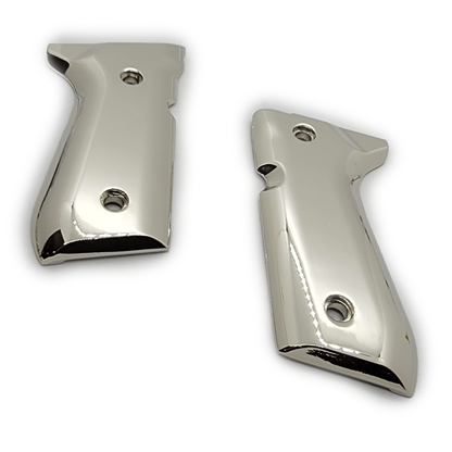 Beretta Grips 92/96 Series 92F, 92FS, M9, 96 Chrome or Gold Plated screws included