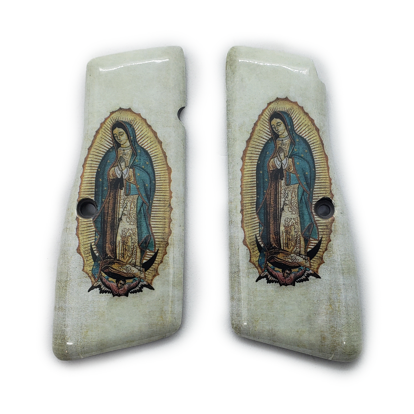Browning Hi-Power Art Grips Virgin Mary [B07]