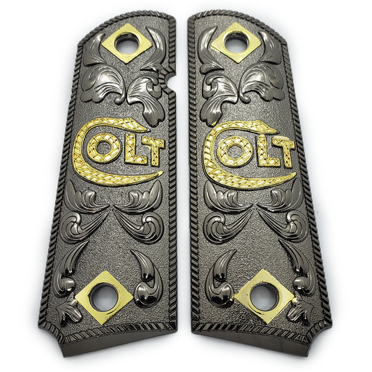 1911 COLT FULL SIZE  Ambi Cut 2 TONES  Black #T-T643