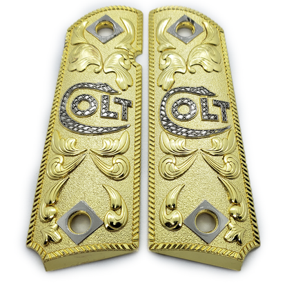 1911 COLT FULL SIZE  Ambi Cut 2 TONES 24K  GOLD #T-T641