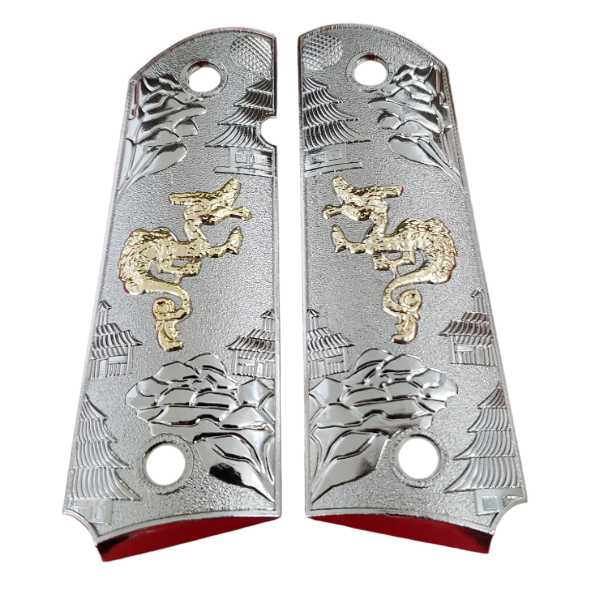 1911 Full Size grips gold Dragon  Gold  Ambi Safety #T-T617