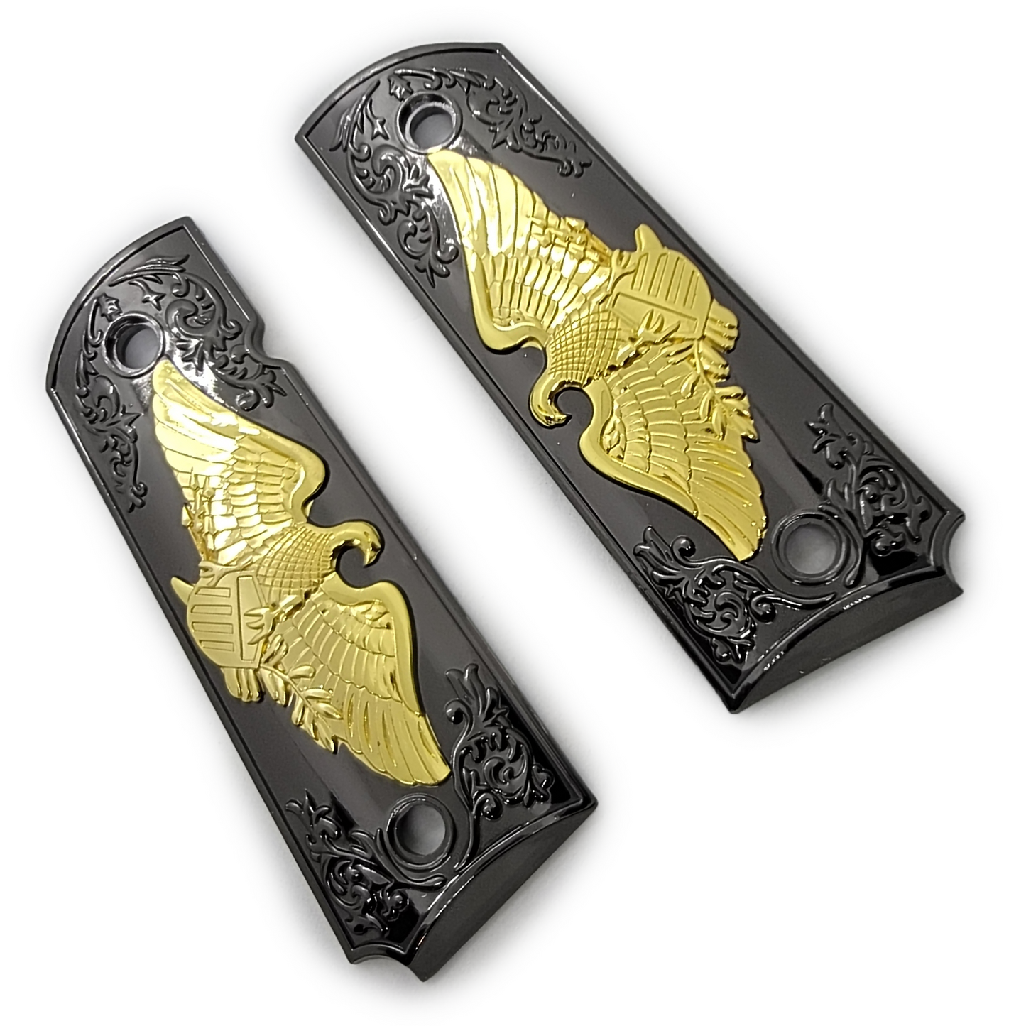 1911 COLT FULL SIZE  Eagle Ambi Cut Black Gold