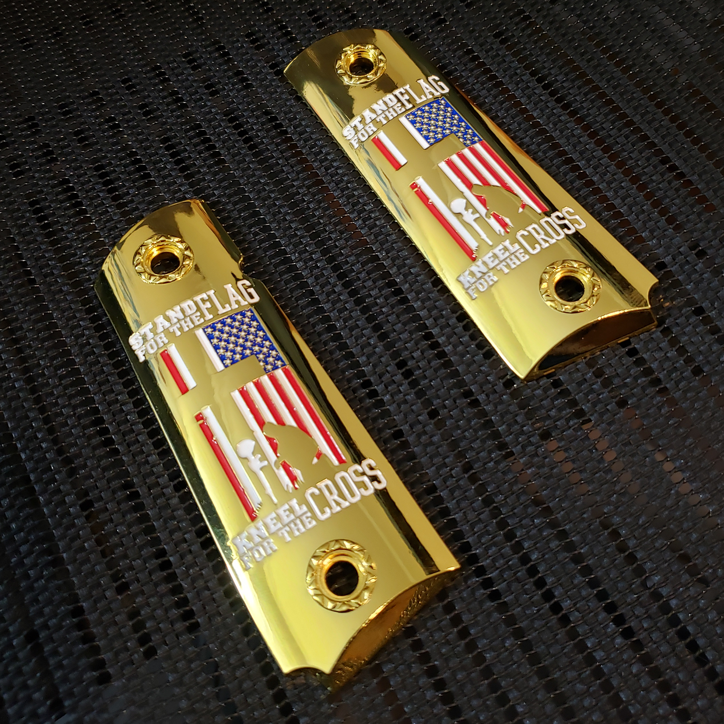 Stand For The Flag 1911 FULL SIZE  Ambi Cut Gold #T-SF01