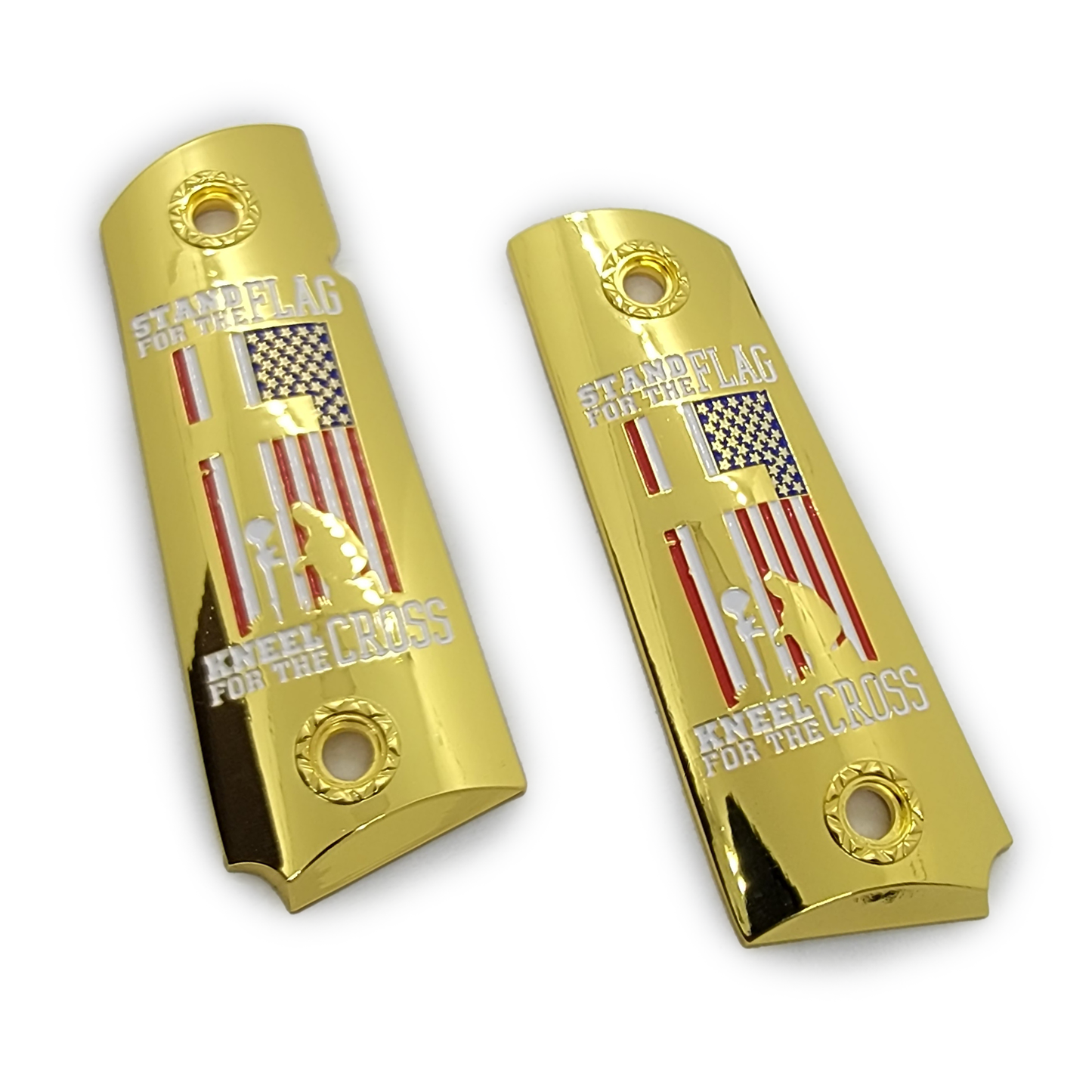 Stand For The Flag 1911 FULL SIZE  Ambi Cut Gold #T-SF01