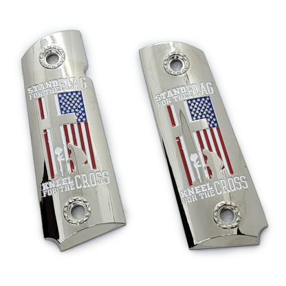 Stand For The Flag 1911 FULL SIZE  Ambi Cut Gold #T-SF01