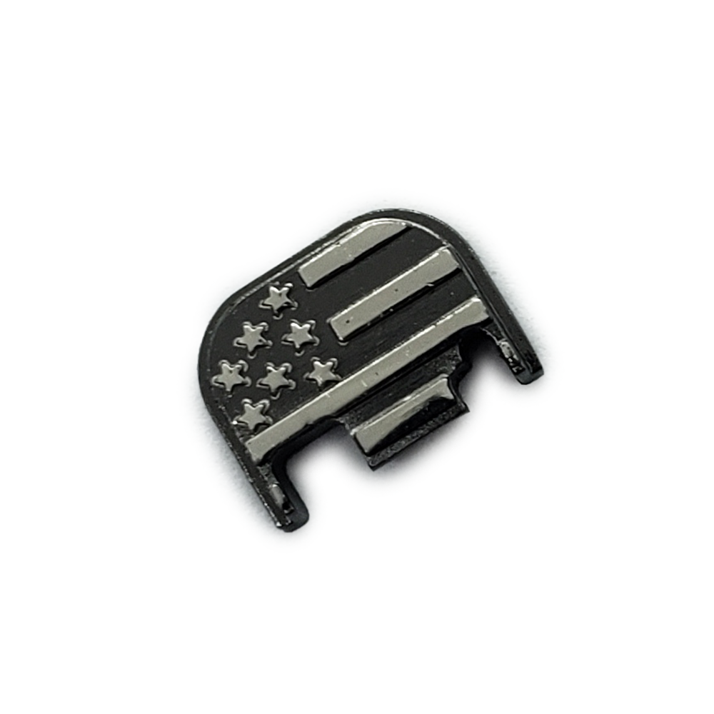 US Flag Glock Gen3 & 4 Rear Slide 17, 19, 22, 23, 24, 25, 26, 27, 28, 31, 32, 33, 34, 35, 37, 38, and 39.