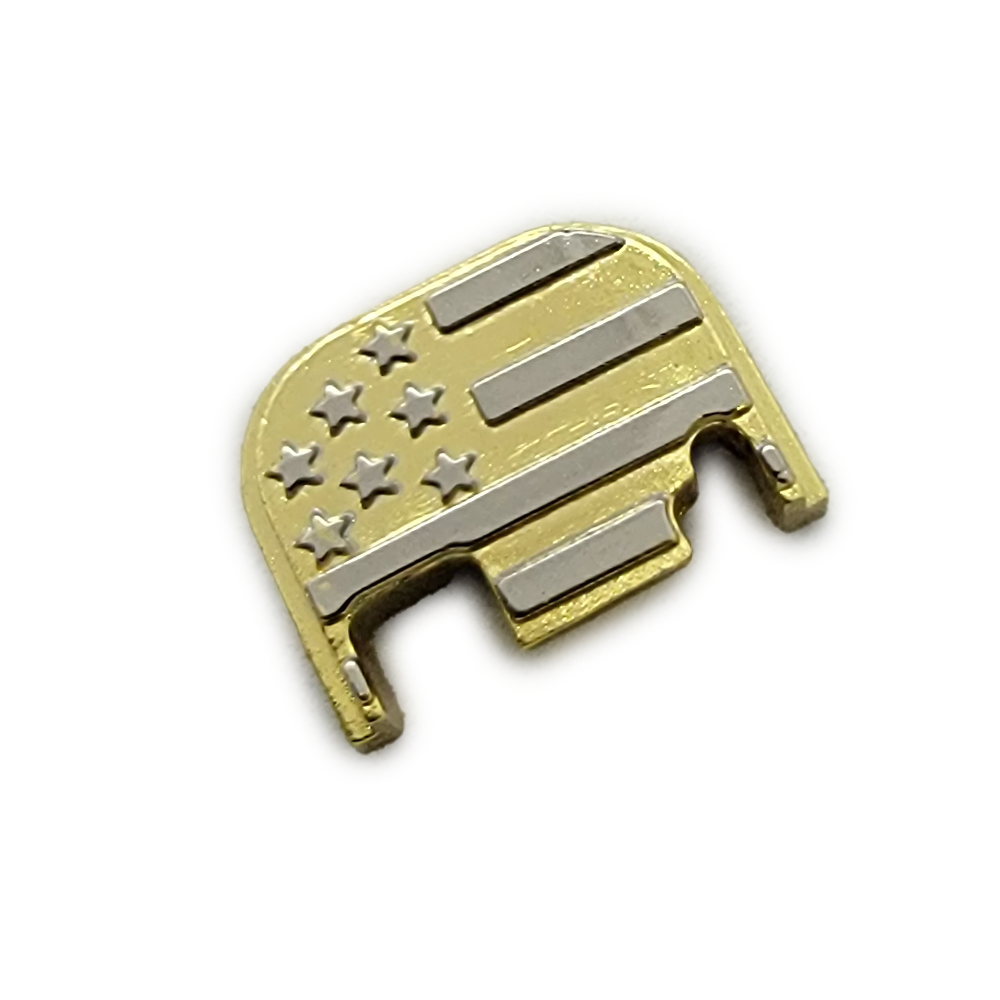 US Flag Glock Gen3 & 4 Rear Slide 17, 19, 22, 23, 24, 25, 26, 27, 28, 31, 32, 33, 34, 35, 37, 38, and 39.