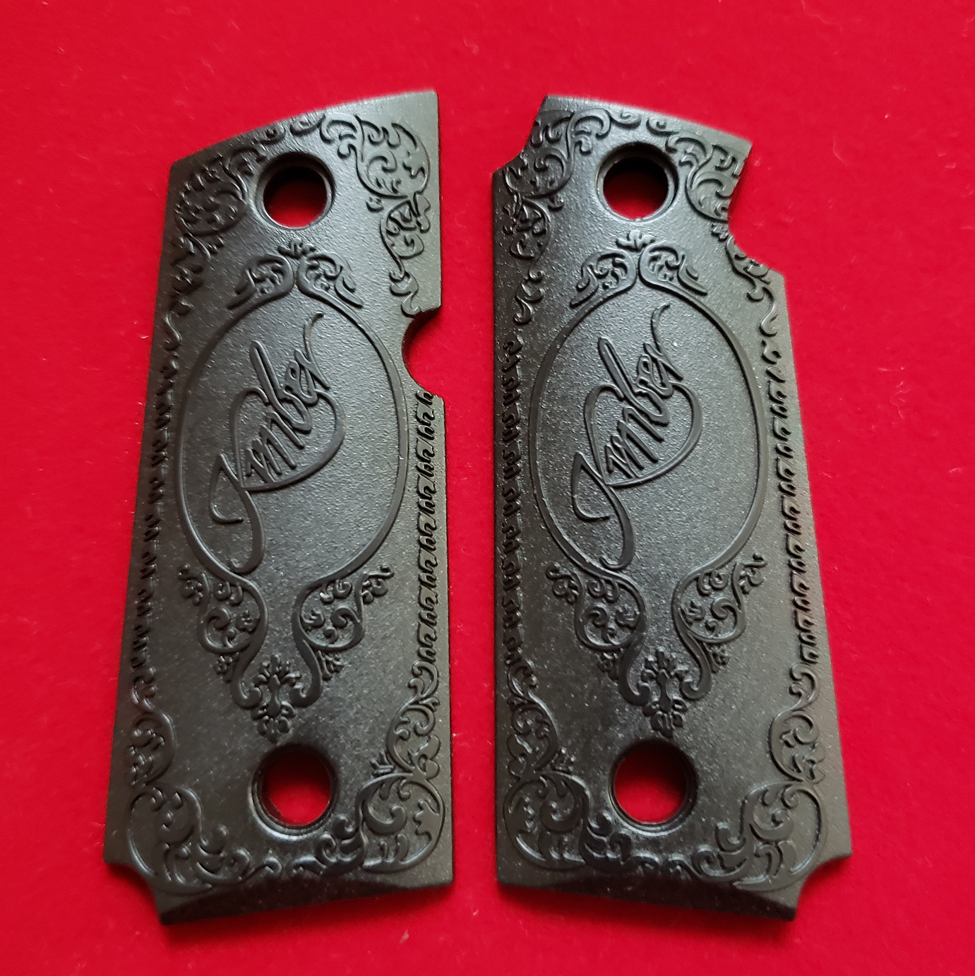 Kimber Micro Carry 380 .380 grips Black, Gold or Nickel Plated